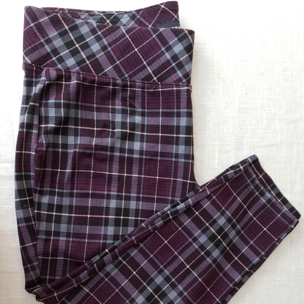 Torrid Plaid Ponte Leggings